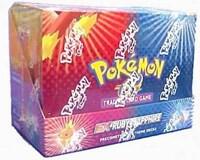 A factory-sealed Pokemon Ruby and Sapphire trading card game booster box.