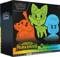 A Pokemon Center Elite Trainer Box for the Scarlet and Violet Paldea Evolved expansion.