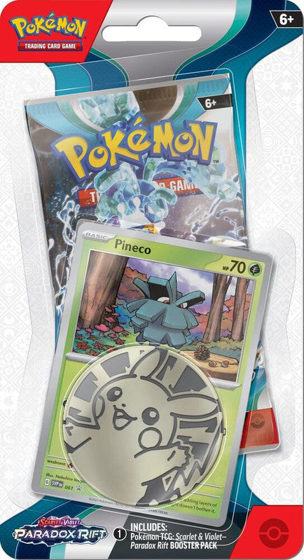 Pokemon Paradox Rift Blister Pack (SV04) - Pineco
