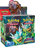 A Pokemon Twilight Masquerade booster box featuring Ogerpon artwork on the packaging.