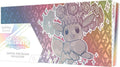 A Pokemon Prismatic Evolutions Super Premium Collection box featuring Eevee with crystal accents.