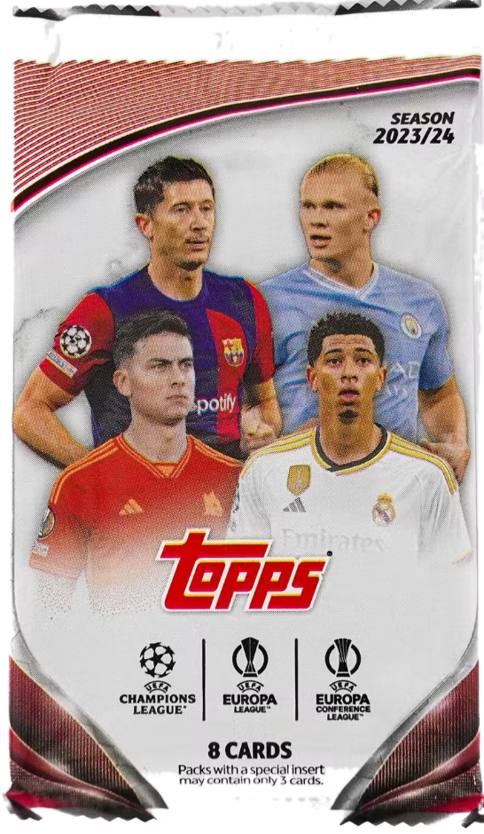 2023/24 Topps UEFA Club Competitions Soccer Blaster Pack