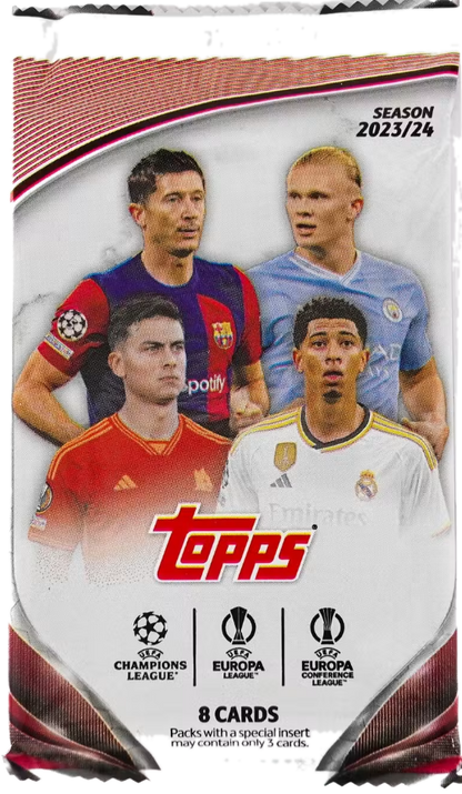 2023/24 Topps UEFA Club Competitions Soccer Blaster Pack - factory sealed