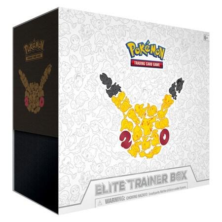 A white and black Pokemon Generations Elite Trainer Box featuring a Pikachu mosaic design.