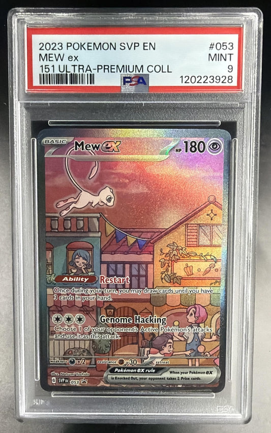2023-25 Pokemon Gaming SV Black Star Promos Mew ex #053 PSA 9