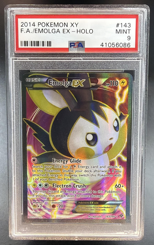 2014 Pokemon Gaming XY Emolga #143/146 PSA 9