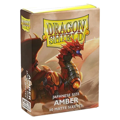 Dragon Shield Japanese Matte Sleeves - Amber