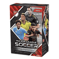 A 2023 Topps MLS Major League Soccer blaster box featuring professional soccer players.