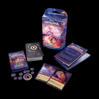 Disney Lorcana: Shimmering Skies Starter Deck Amethyst & Ruby - alternate view
