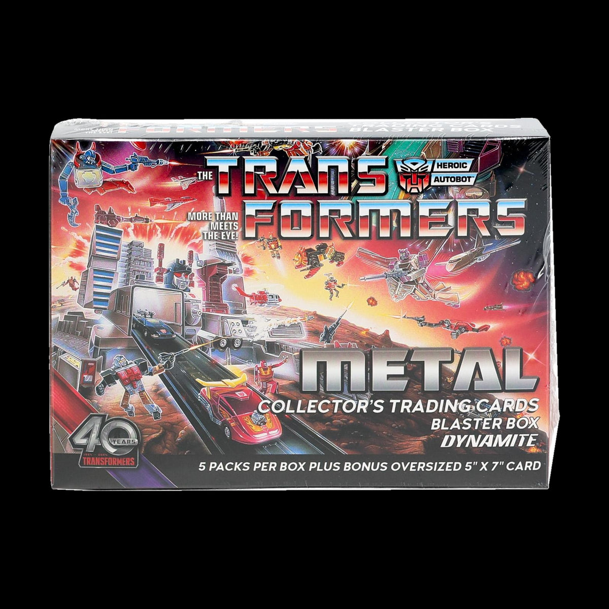 2026 Dynamite Transformers 40th Anniversary Metal Blaster Box