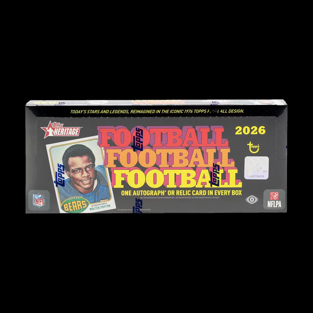 2026 Topps Heritage Football Hobby Box