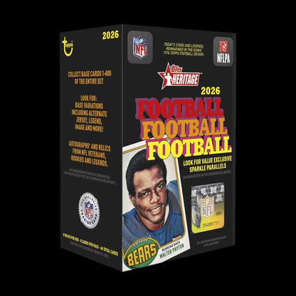2026 Topps Heritage Football Value Box