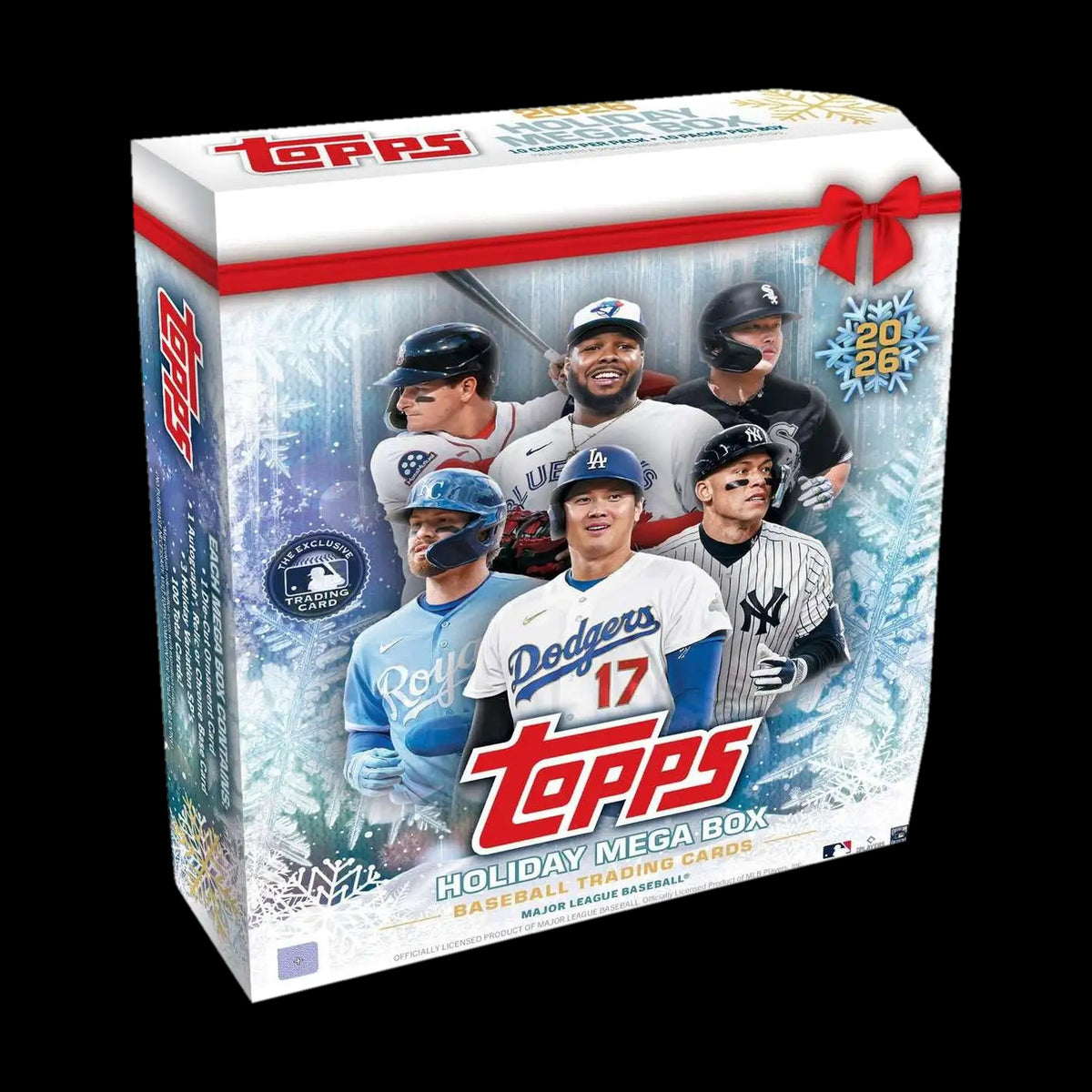2026 Topps Holiday Baseball Mega Box - angled view