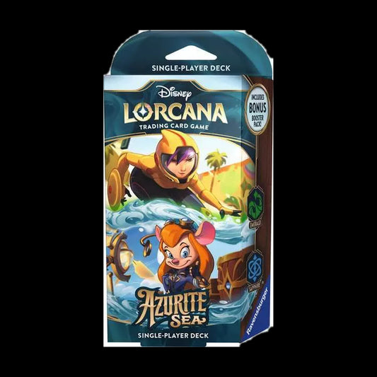 Disney Lorcana: Azurite Sea Emerald & Sapphire Starter Deck
