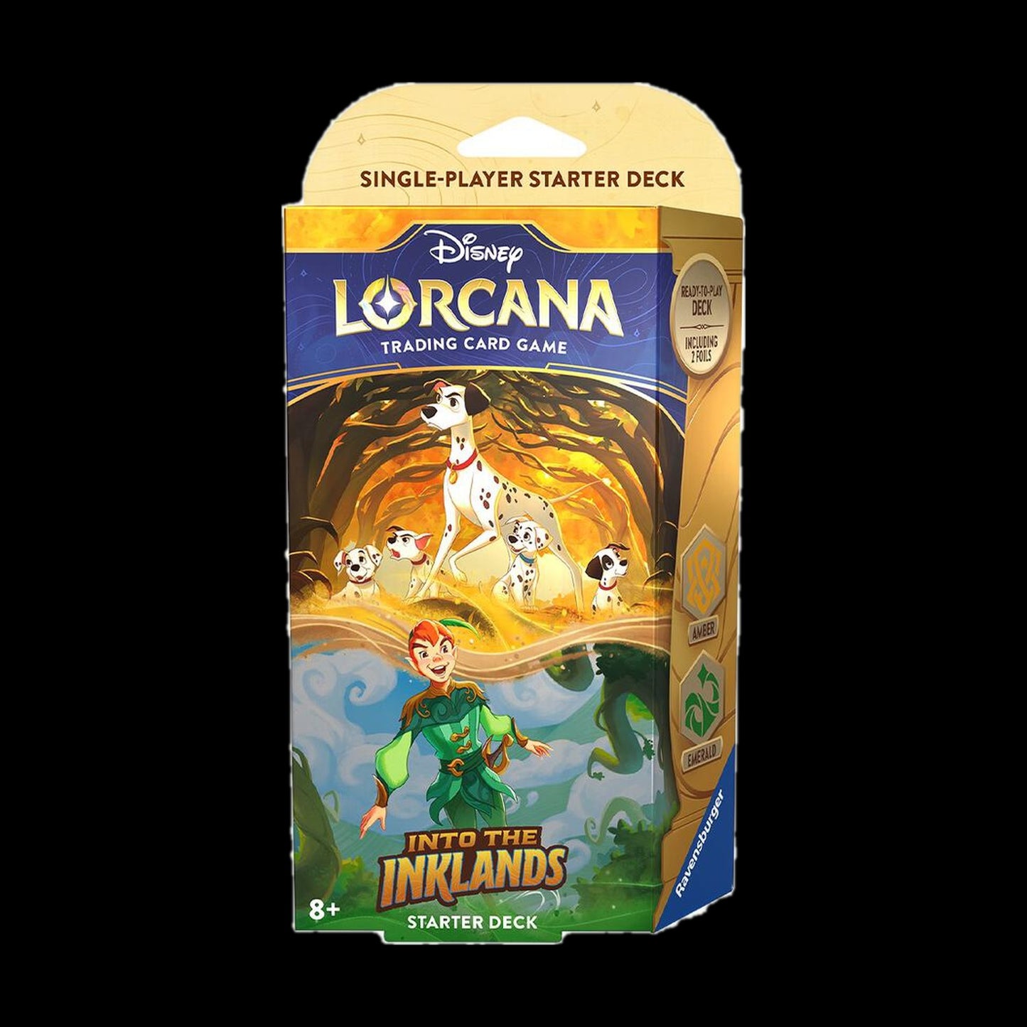 Disney Lorcana: Into the Inklands Starter Deck Amber Emerald