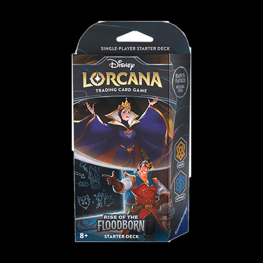 Disney Lorcana: Rise of the Floodborn Starter Deck - Amber & Sapphire