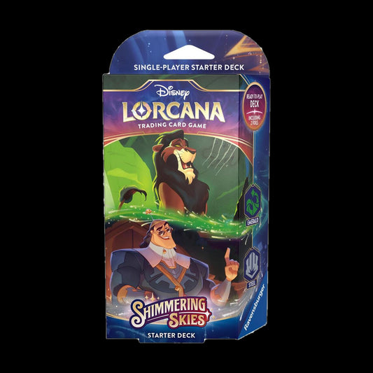 Disney Lorcana: Shimmering Skies Starter Deck Emerald & Steel