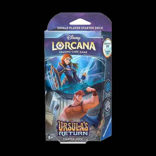 Disney Lorcana: Ursula's Return Starter Deck - Sapphire & Steel