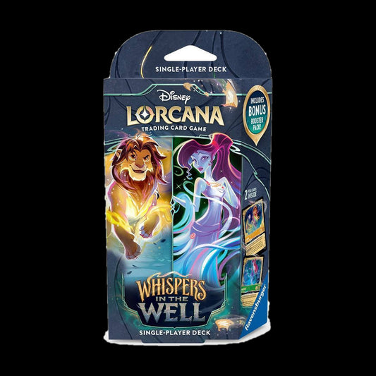 Disney Lorcana: Whispers in the Well Starter Deck - Amber & Emerald