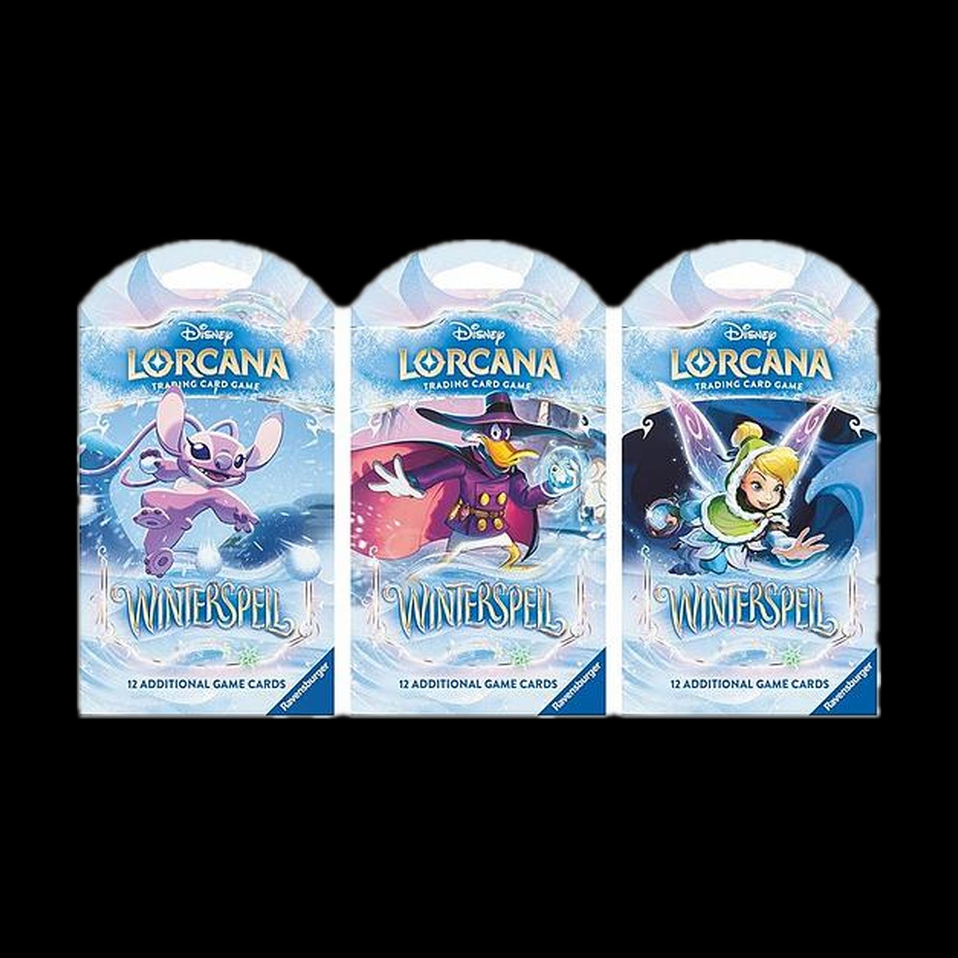 Disney Lorcana: Winterspell 3 Pack of Sleeved Boosters