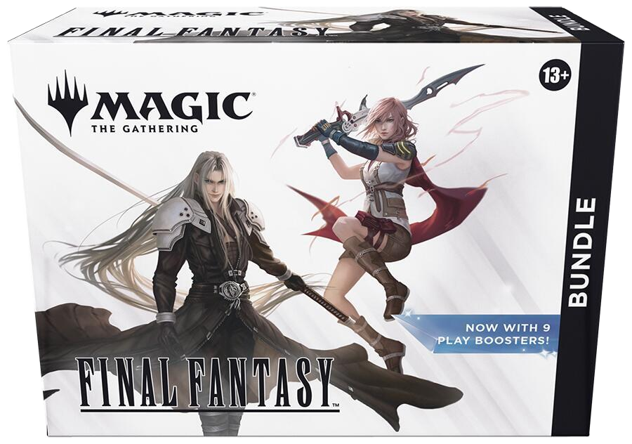 A Magic Final Fantasy bundle box featuring Sephiroth and Lightning on the cover.