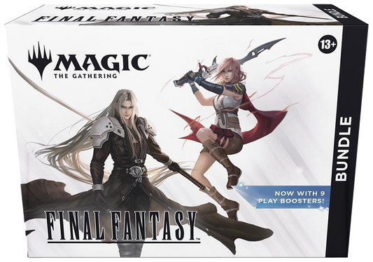 A Magic Final Fantasy bundle box featuring Sephiroth and Lightning on the cover.