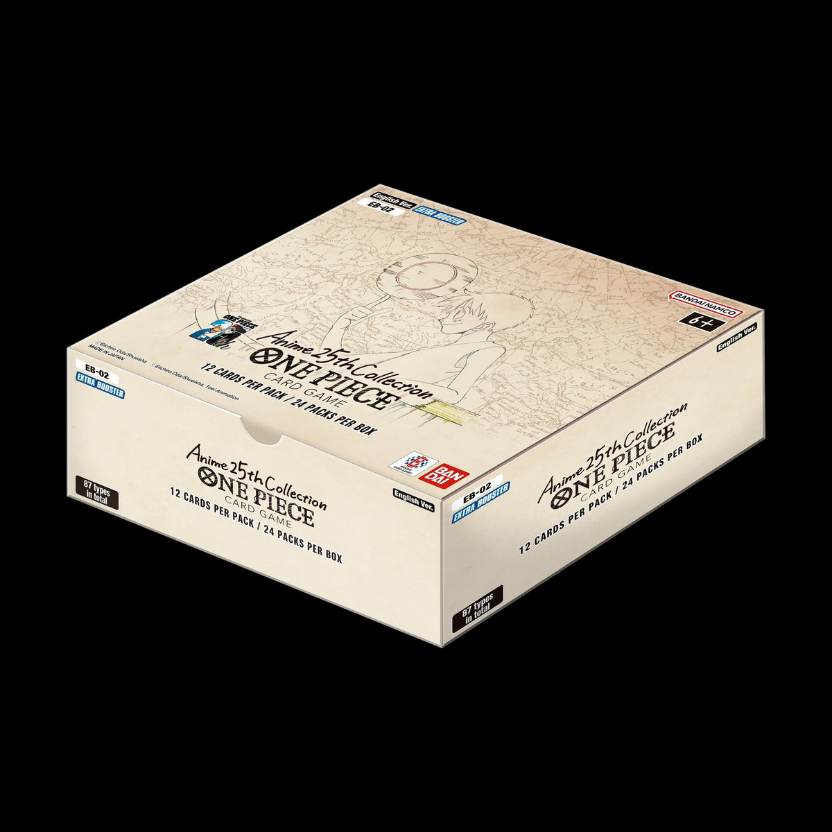 One Piece Anime 25th Collection Extra Booster Box (EB02) - alternate view