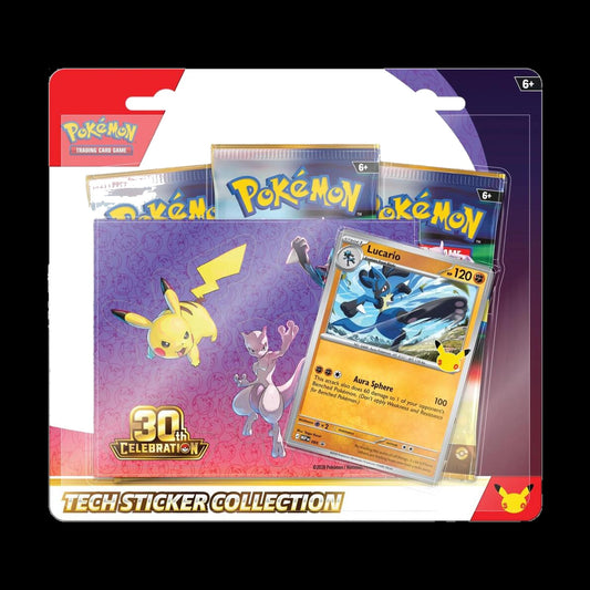 Pokemon 30th Celebration Tech Sticker Collection [Lucario] (ME05.5)