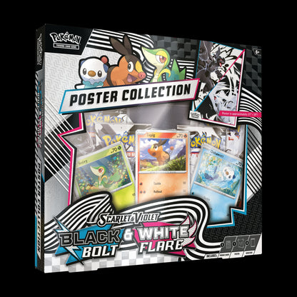 Pokemon Black Bolt & White Flare Unova Poster Collection box