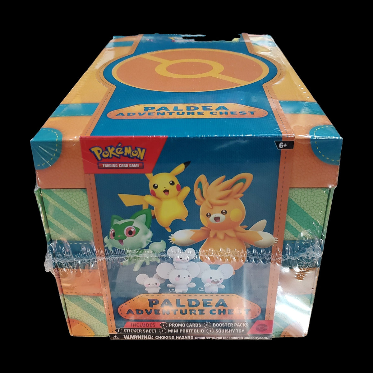 Pokemon Paldea Adventure Chest in retail sleeve