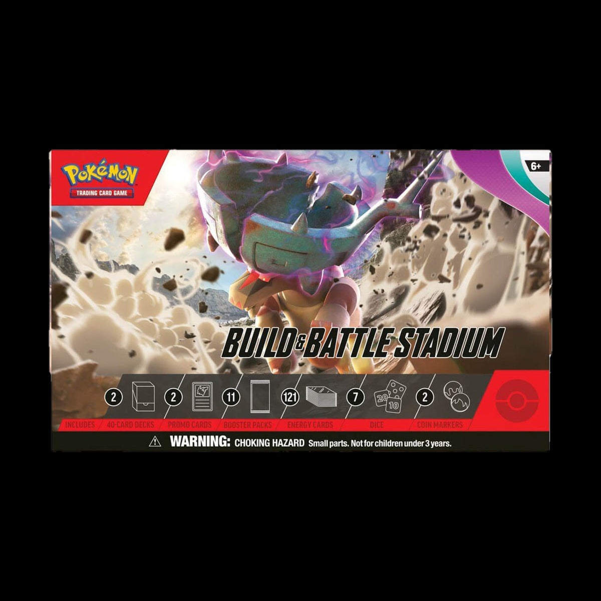 Pokemon Paldea Evolved Build and Battle Stadium Box (SV02) - alternate view