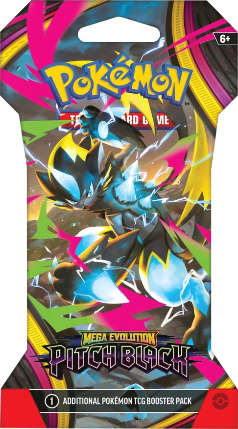 Pokemon Mega Evolution Pitch Black Sleeved Booster
