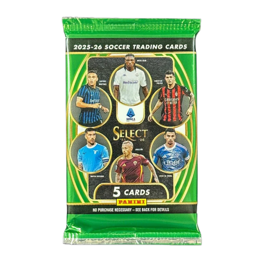 2025-26 Panini Select Serie A Soccer Hobby Pack