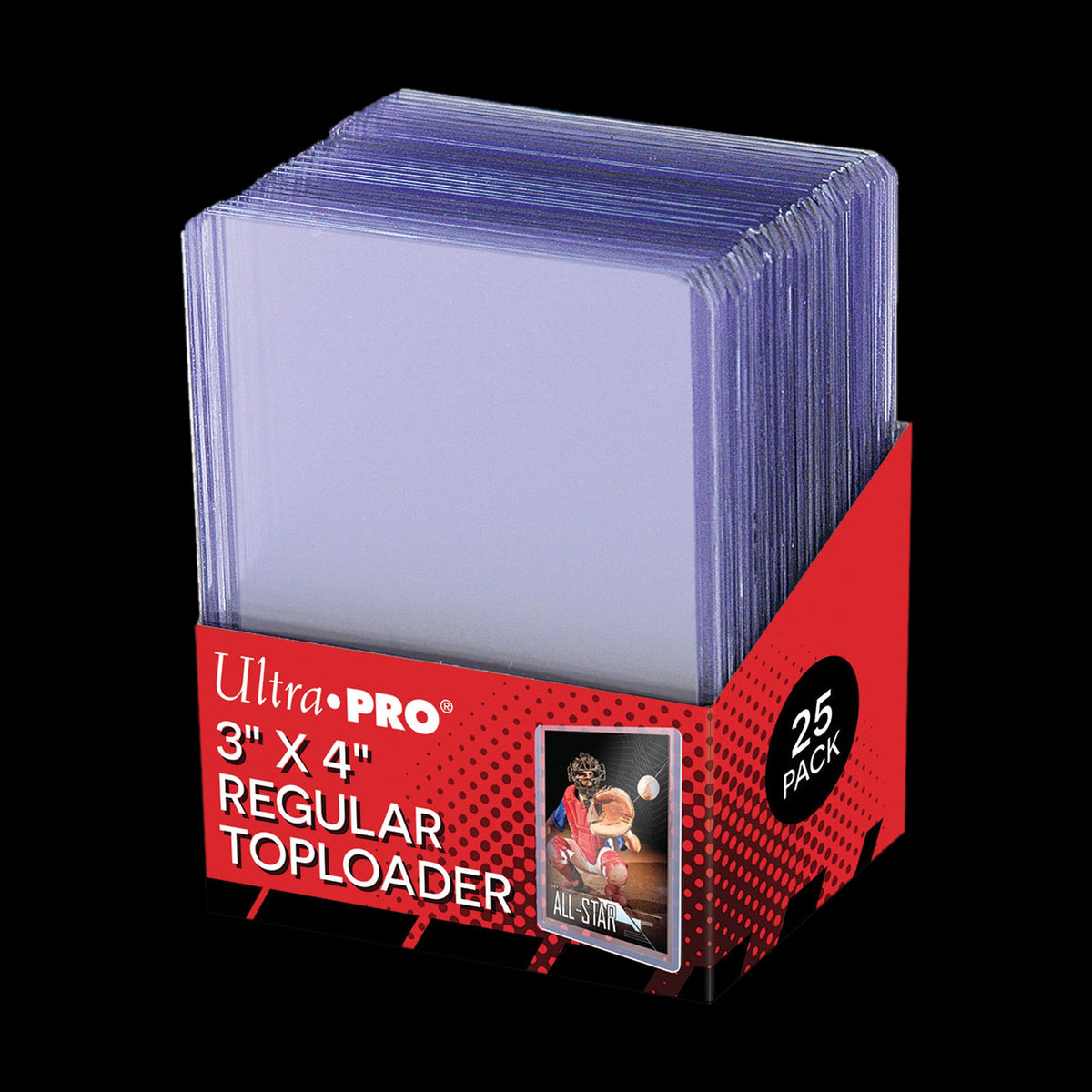 Ultra Pro 3” x 4” Regular Toploader - alternate view