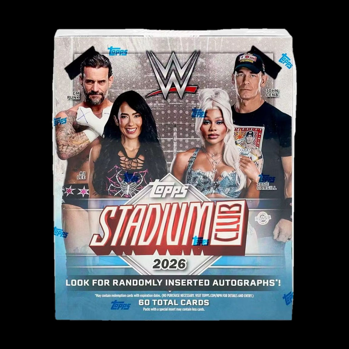 2026 Topps WWE Stadium Club Mega Box - sealed front