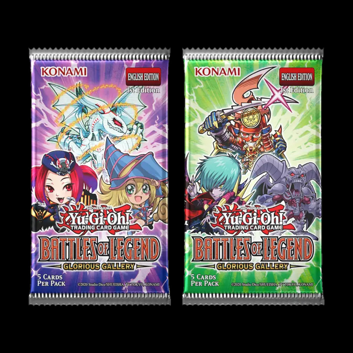 Yu-Gi-Oh! Battles of Legend: Glorious Gallery Booster Box [1st Edition] - alternate view